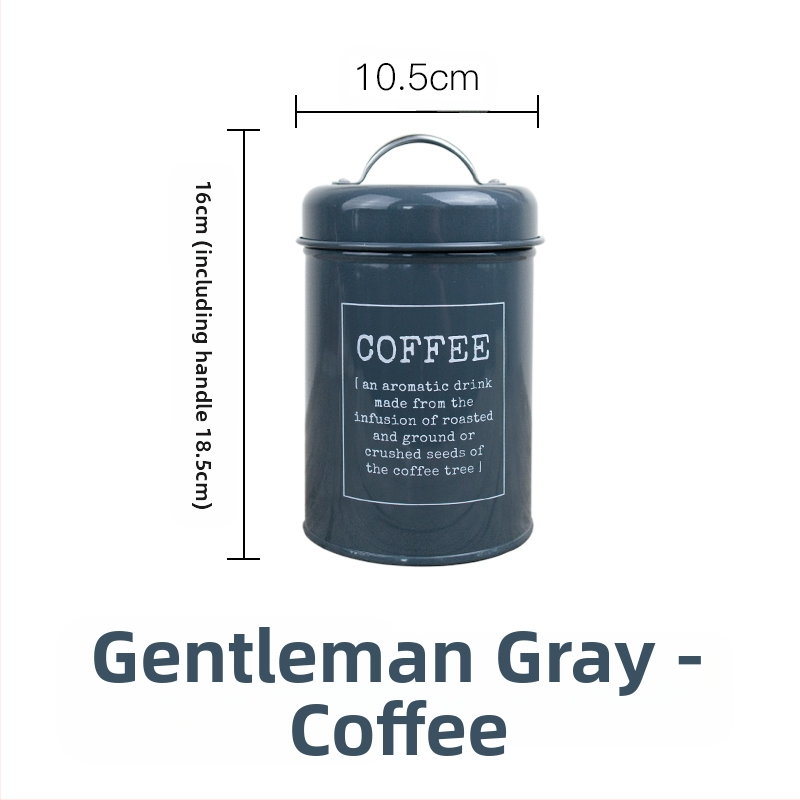 Fém kör alakú zárható, tömítő gyűrűvel ellátott edény tejpor, kávé, tea, cukorka és arcmaszk por számára; kapacitás 300 ml alatt