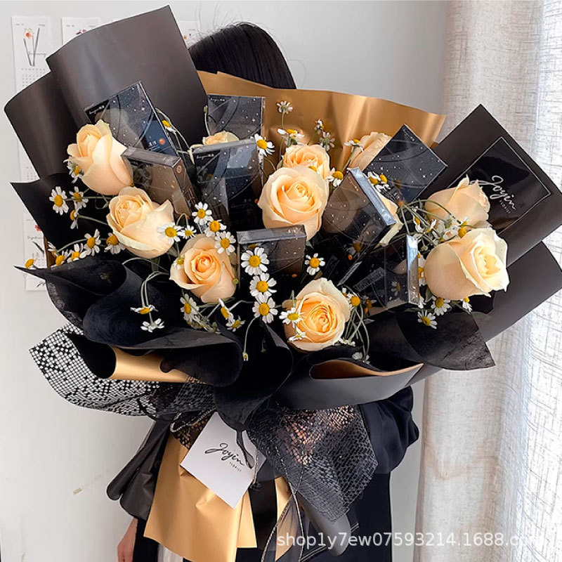 Didona περλέ φύλλα συσκευασίας λουλουδιών – Εκτύπωση, Κανονική συσκευασία, Opp Bag