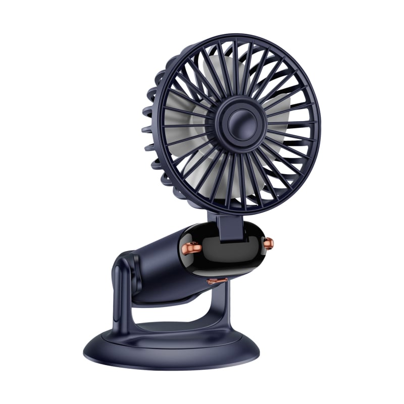 2-σε-1 USB επιτραπέζιος ανεμιστήρας με βάση για το τηλέφωνο, φορητός μίνι ανεμιστήρας με ενσωματωμένη μπαταρία 1000–1200mAh, 5 λεπίδες, διάρκεια λειτουργίας 6–8 ωρών