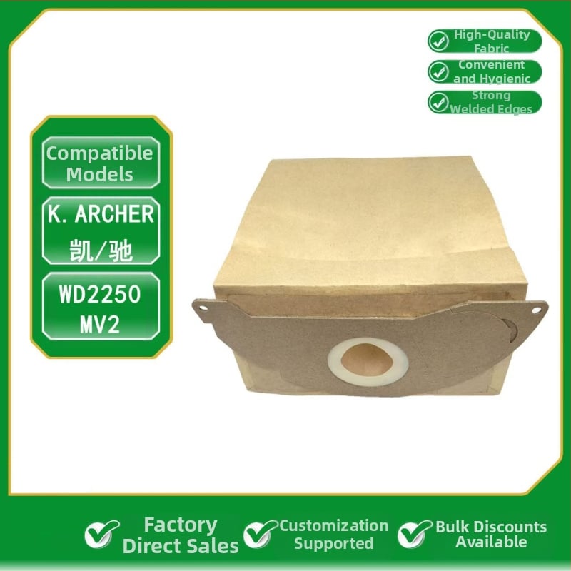 WD2MV2 pūkļu savākšanas somiņa putekļu sūcējam, mājas lietošanai, modelis WD2MV2, piemērota 51–100 m² platībai