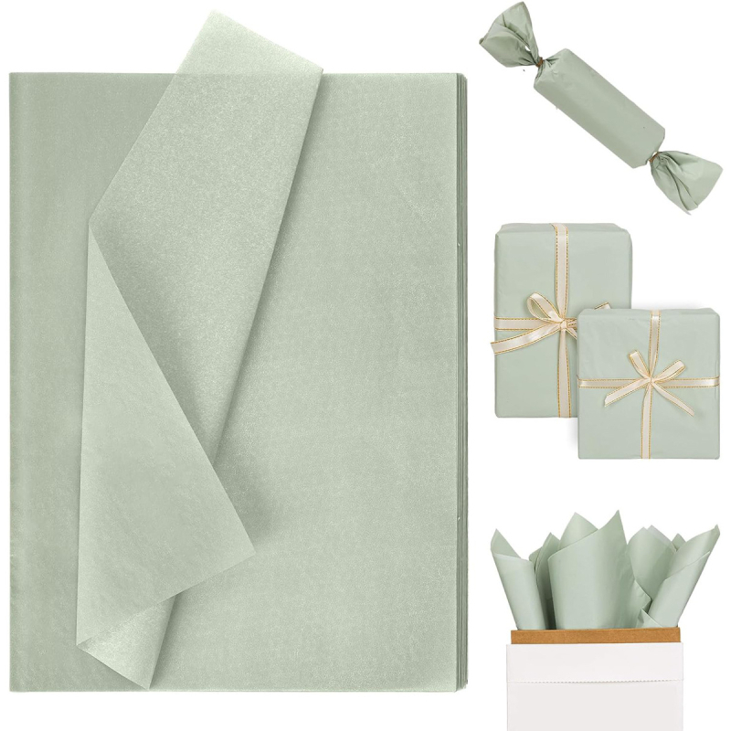 Foi de hârtie pentru împachetat cadouri, din hârtie copiatoare, 100 de foi pe pachet, ambalaj intern, ambalaj cadou