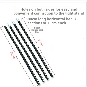 Pozadinski okvir 2,8×3 m s 4-inčnim plastičnim klipovima; Materijal: aluminij, plastika, željezo.