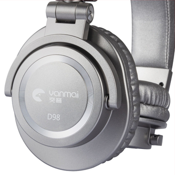 Ακουστικά παρακολούθησης DJ με 50 mm driver, ενσύρματα, μήκος καλωδίου 2 m, βύσμα 3,5/6,3 mm, εύρος συχνοτήτων 15 Hz–20 kHz