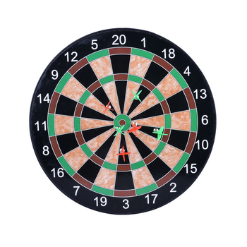 Σετ μαγνητικών ντάρτς για εσωτερική χρήση, διπλής όψεως μαγνητικός στόχος, 20 βέλη (υλικά: PP πλαστικό, σιδερένιο φύλλο, μαγνήτης)