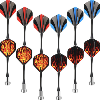 12-частен магнитен комплект дартс за деца — здрави магнитни глави, универсални върхове, Nine Ge