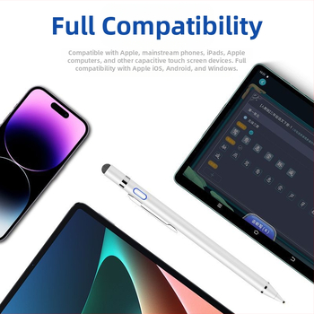 Капацитивен стилус за мобилни телефони и таблети Универсален, преносим (Марка: yksong; Корпус: метал; Функция: магнитно зареждане; Съвместимост: универсален капацитивен тъчскрийн)