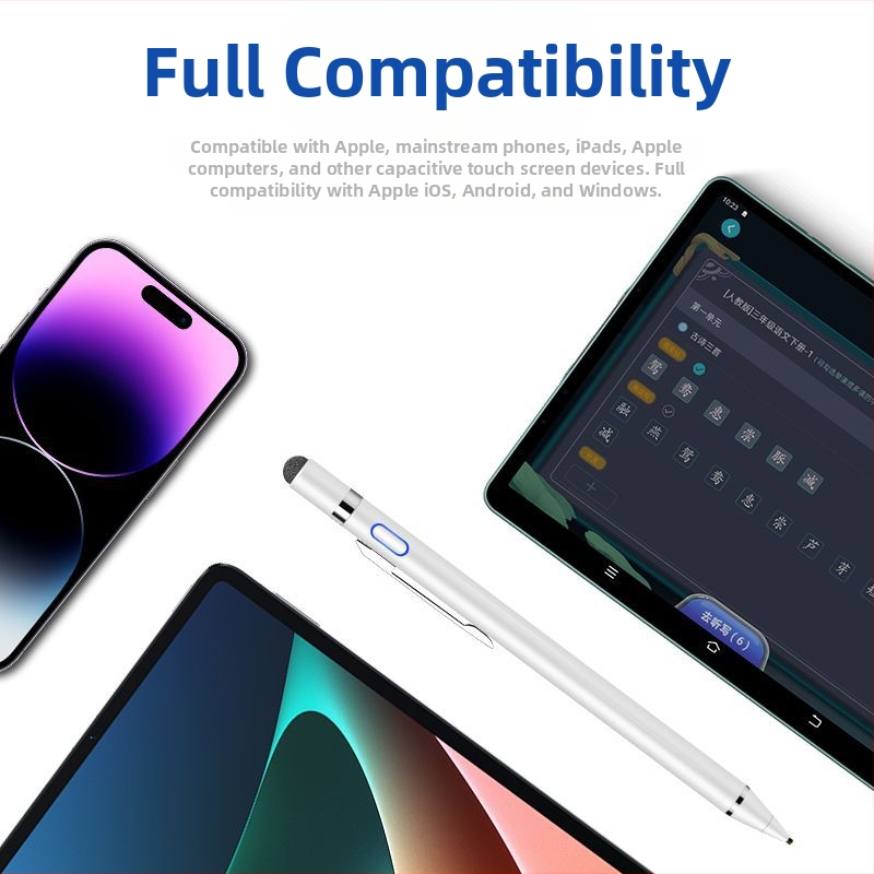 Капацитивен стилус за мобилни телефони и таблети Универсален, преносим (Марка: yksong; Корпус: метал; Функция: магнитно зареждане; Съвместимост: универсален капацитивен тъчскрийн)