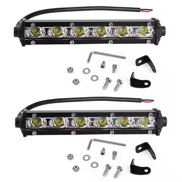 Off-road LED priekšējā bufera restes gaisma kravas automašīnai, 18W, 10–30V, 1440LM, alumīnija sakausējums, Cree LED diodes