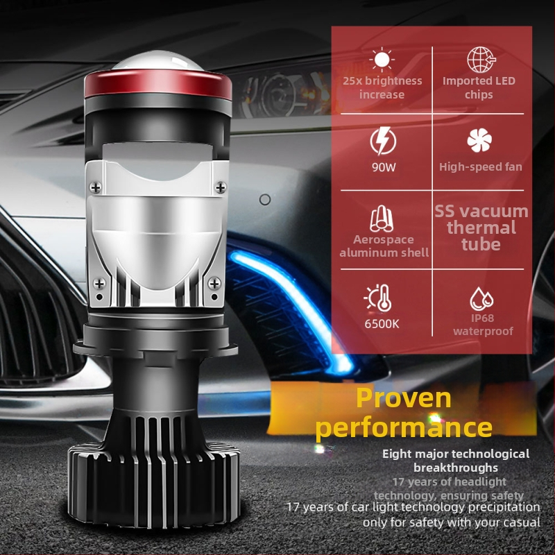 LED предна светлина H4 CSP3570, 45W, 15000 lm, 10-20V, IP68