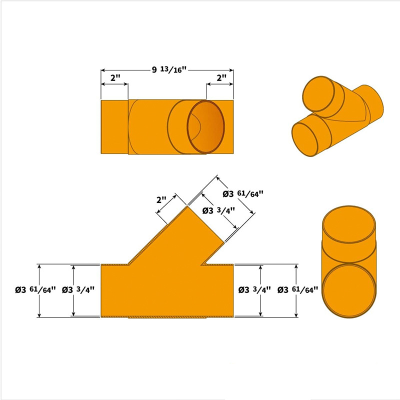 Siurbimo įrenginio adapteris dulkių surinkėjui, su trim kryptimis vožtuvu ir žarnos jungtimi