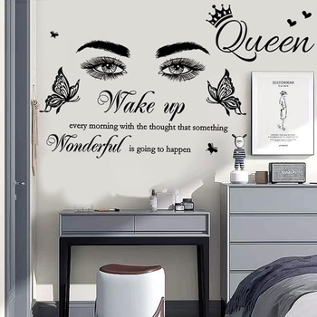 Стенен PVC стикер, водоустойчив, антизамърсяващ и декоративен, 1 бр., модерен плосък дизайн за дневна, спалня и кабинет