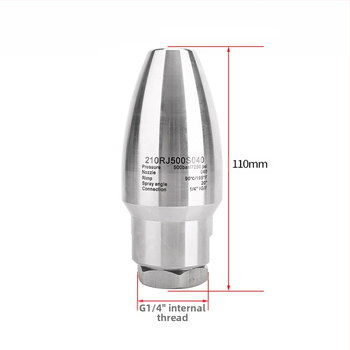 Xiong Wei περιστρεφόμενο ακροφύσιο λωτού για πλύσιμο αυτοκινήτων από ανοξείδωτο ατσάλι με κεραμικό πυρήνα (Μέσο: Νερό; Μέγιστη θερμοκρασία: 90°C; Υλικό: Ανοξείδωτο ατσάλι)