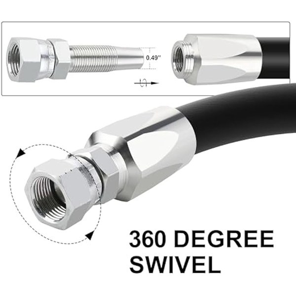 2 gab. atkārtoti lietojams hidraulikas savienotājs no oglekļa tērauda (SZ-LB08-I500765919A1)