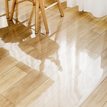 Átlátszó PVC téglalap alakú padlómat, vízálló és csúszásmentes, gépi szövésű, testreszabható