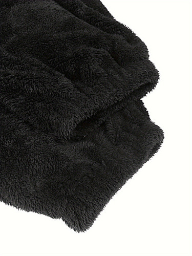 Ολόσωμο γυναικείο jumpsuit με επένδυση φλίς και βελούδο, αστικός στυλ, μακριά μανίκια, πολυεστέρας 95%+, μέση μεσαίου ύψους, φαρδιά παντελόνια, λεπτομέρεια κολλάζ