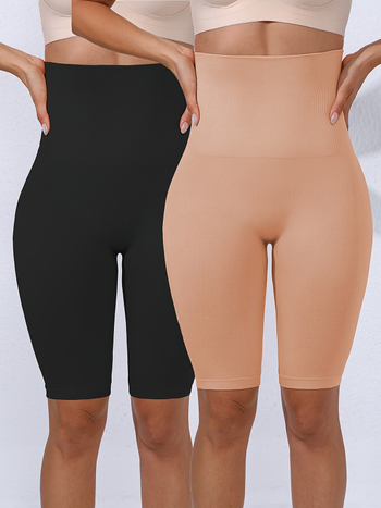 Двоен комплект с висока талия за оформяне на талията, шорти, Chenille плат и спандекс, Harajuku/японско-кореански ежедневен стил