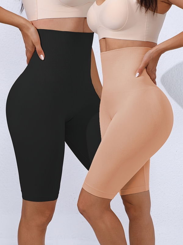 Двоен комплект с висока талия за оформяне на талията, шорти, Chenille плат и спандекс, Harajuku/японско-кореански ежедневен стил