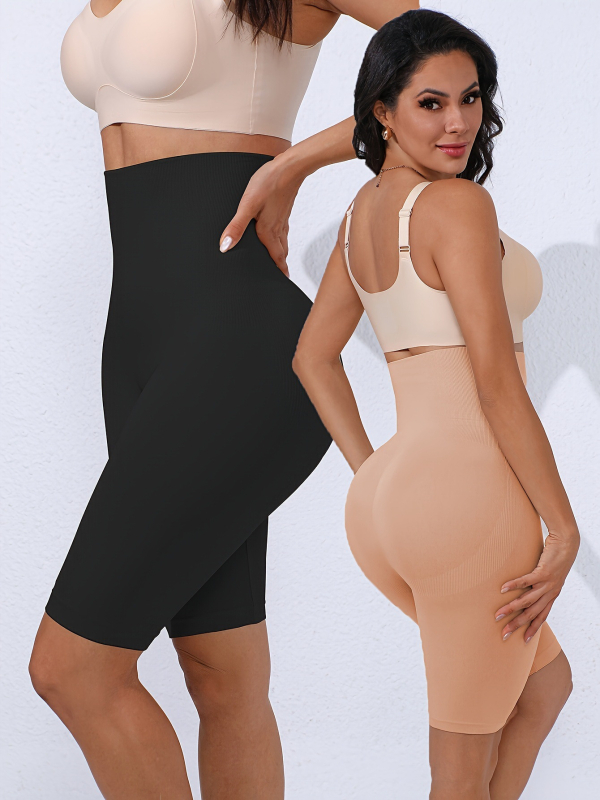 Двоен комплект с висока талия за оформяне на талията, шорти, Chenille плат и спандекс, Harajuku/японско-кореански ежедневен стил