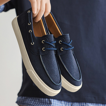 Vyriniai nubuko odiniai loaferiai, slip-on, apvali nosis, žemas kulnas (1–3 cm), kasdieniai, vasariniai, kvėpuojantys, slydimo atsparūs