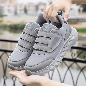 Platus dydžio moterų lauko bateliai – lengvi, drobės viršus, plokščias kulnas, smailus pirštas, vasara