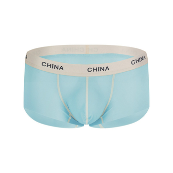 Ανδρικά εσώρουχα: διαπνοή, γρήγορο στέγνωμα, χαμηλή μέση, νάιλον πλεκτό ύφασμα, επένδυση ανάμεσα στα πόδια