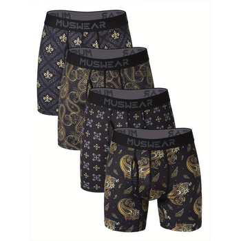 Αντρικό σετ μποξέρ γρήγορου στέγνωσης — απομάκρυνση υγρασίας, εξωτερικό ύφασμα 100% ακρυλικό, χαμηλή μέση