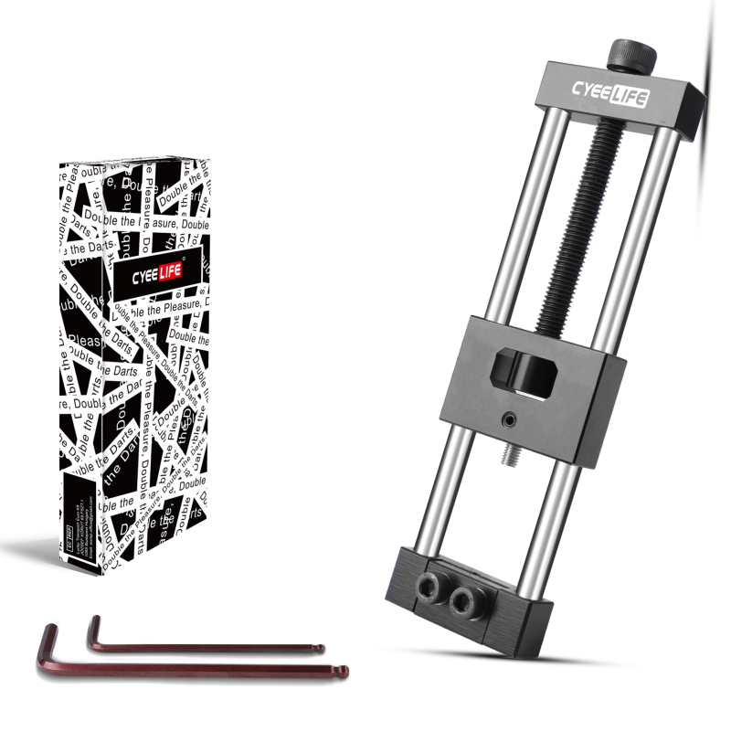 Cyeelife Alat za igle za dart – Teški alat za tisk igle, željezni materijal, 50 kompleta po kutiji, prilagodljiv, za natjecanja u gađanju