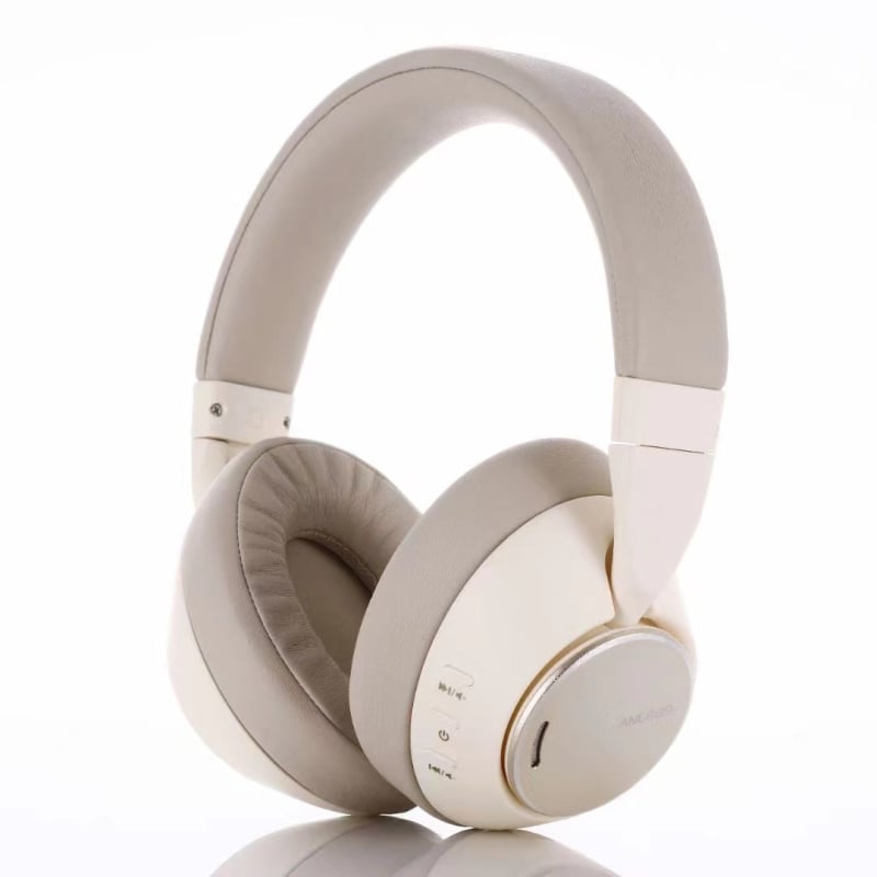 Căști cu anulare activă a zgomotului (ANC), fără fir, Bluetooth 5.3, rază 10 m, autonomie peste 8 h, IPX4, pentru PC