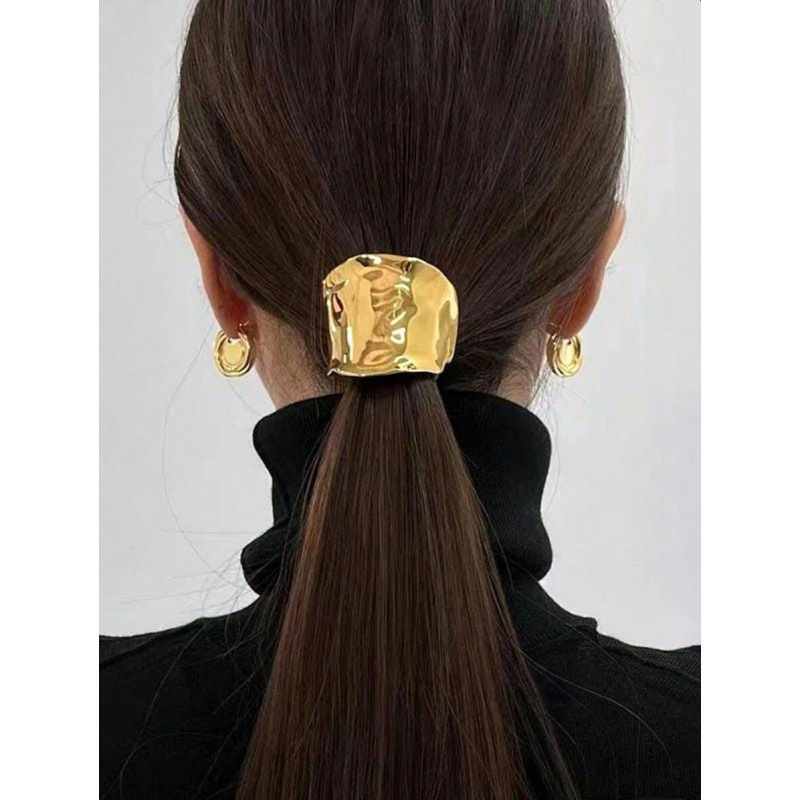 Matu sprādze (Duck Clip) – Geometriskas dekorācijas; Titāna sakausējuma ieliekums; Materiāls: Cits; Preces numurs: sh40812531; Ziemas 2025 kolekcija