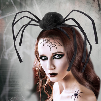 Helovīna cosplay galvas lente – Spider Queen, audums, daļēji roku darbs un daļēji mehāniska izgatavošana, Coffee pai
