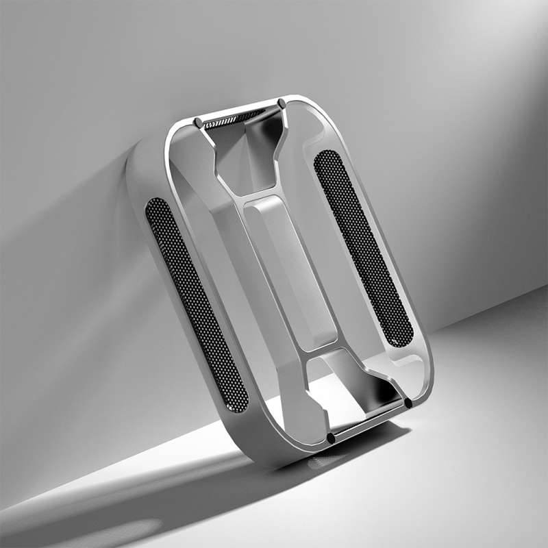 Chladišni držač za Mac mini M4/M4 Pro — aluminijska legura, stolni držač, nosivost 2–5 kg, masa 73 g