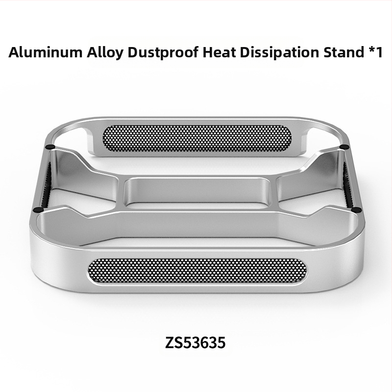 Chladišni držač za Mac mini M4/M4 Pro — aluminijska legura, stolni držač, nosivost 2–5 kg, masa 73 g