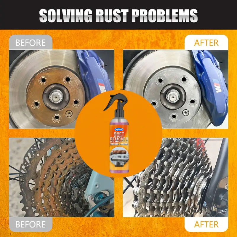 Kineshinex Sprej za uklanjanje hrđe, bez mirisa, za vozila od nehrđajućeg čelika i kućanske posude – anti-rđa, rok trajanja 3 godine, Šifra artikla 69-40-CXJ09