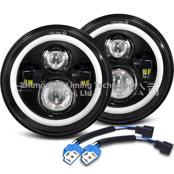 Wrangler LED προβολители - διπλής δέσμης (υψηλή/χαμηλή), για εκτός δρόμου, αλουμινένιο περίβλημα, 9-30V, προσαρμοζόμενοι