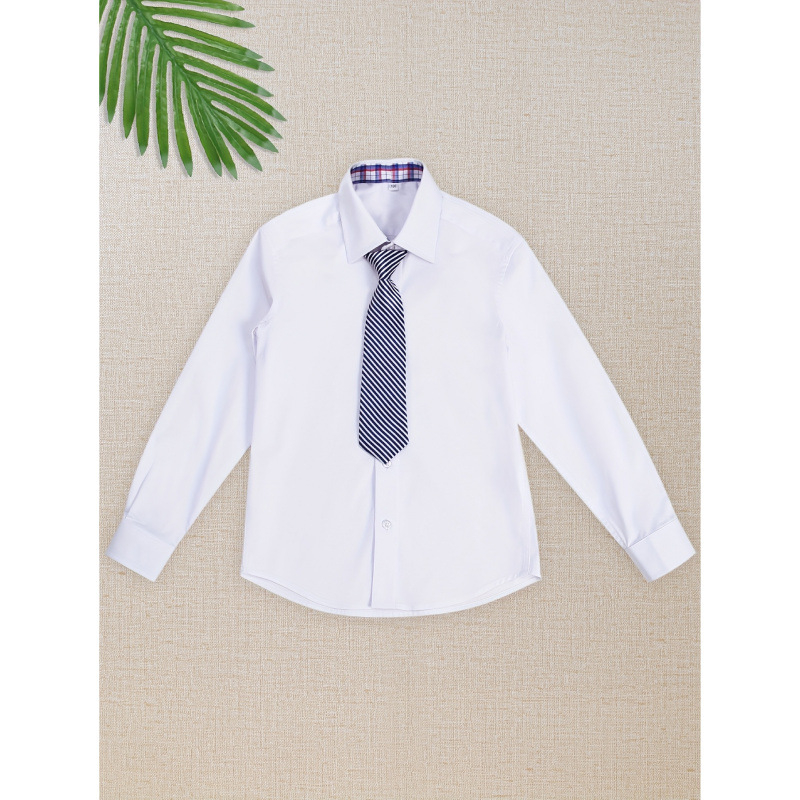 Zēnu patchworka raksta krekls ar saitmas detaļu • Lyocell audums • Garas piedurknes • 1–3 gadi