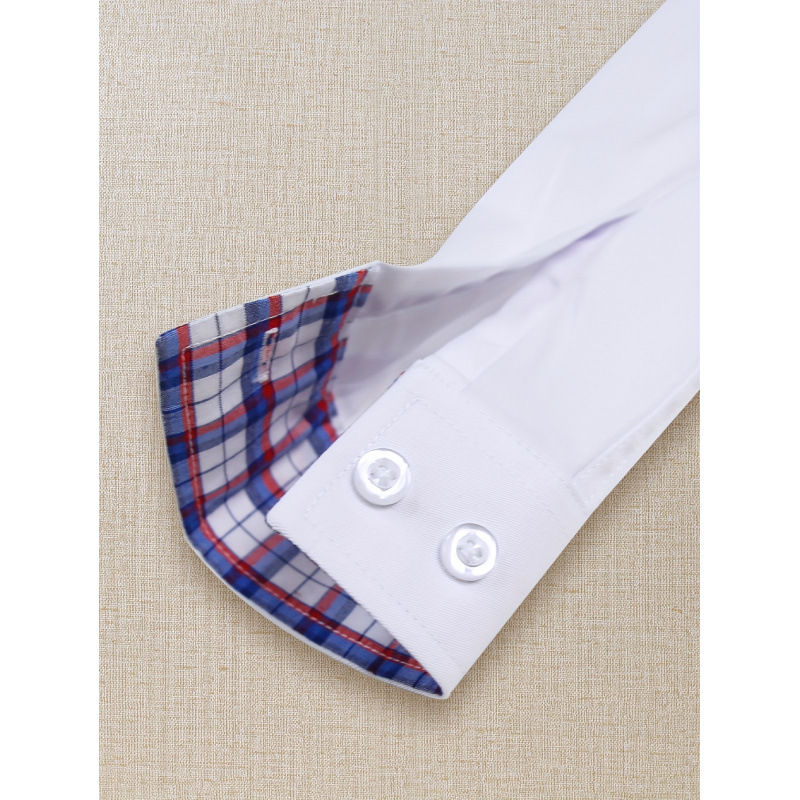 Zēnu patchworka raksta krekls ar saitmas detaļu • Lyocell audums • Garas piedurknes • 1–3 gadi