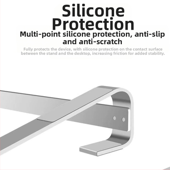 Suport pentru laptop din aliaj de aluminiu, reglaj înălțime, portabil, disipare a căldurii