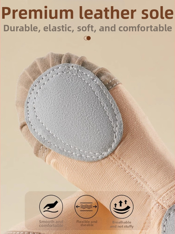 Балетни обувки за момчета – леки, антихлъзгави, издръжливи, дишащи; подметка MD; марка Ballet Girl; модел M; за тренировки по танци, групови занимания, конкурси, изпълнения, студио