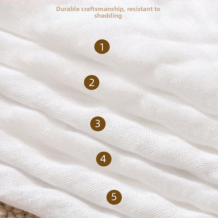 Detský šál z bavlnenej gázy, jemný uterák na tvár pre deti 3–8 rokov