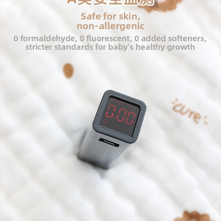 Detský šál z bavlnenej gázy, jemný uterák na tvár pre deti 3–8 rokov