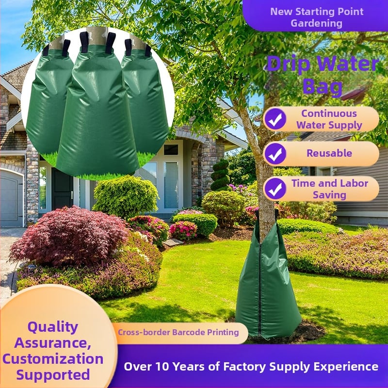 Jinxiang Pilienu laistīšanas maisiņš kokiem, modelis C1025, PVC režģa audums/PE