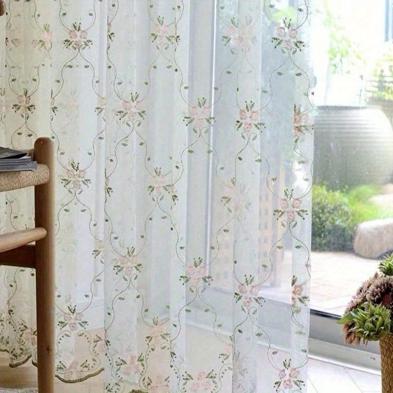 Poliester Jacquard zavjesa za dnevni boravak i spavaću sobu, prozirna, nordičkog stila, dekorativna