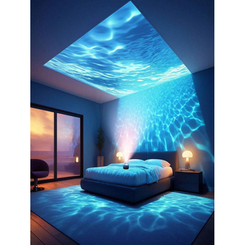 LED kontūru gaismas ar ūdens viļņu efektu un saskarni ≤36V