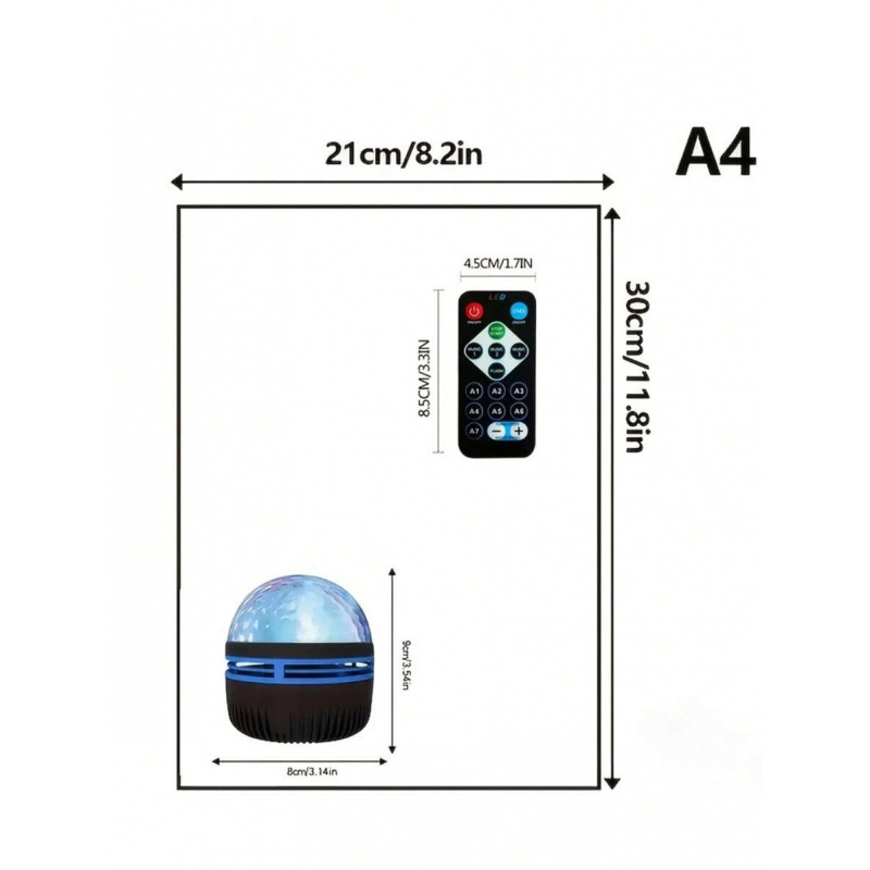 LED kontūru gaismas ar ūdens viļņu efektu un saskarni ≤36V