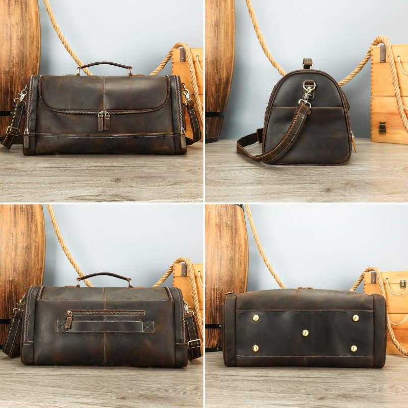 Crazy Horse odos kelioninė rankinė, talpa mažiau nei 20 L, unisex, tinkama verslo kelionėms