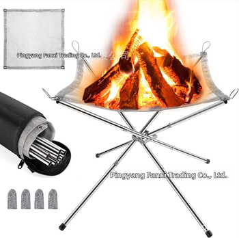 Foc de tabără portabil, suport pliabil pentru lemne de foc — Brand: Other; Ambalaj: Un singur pachet; Categoria: 39534373383