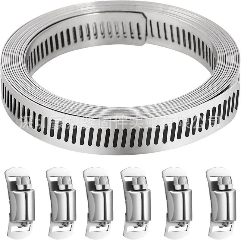 DIY spona za cijev od 304 nehrđajućeg čelika — američki stil, debljina 0.7, širina trake 13