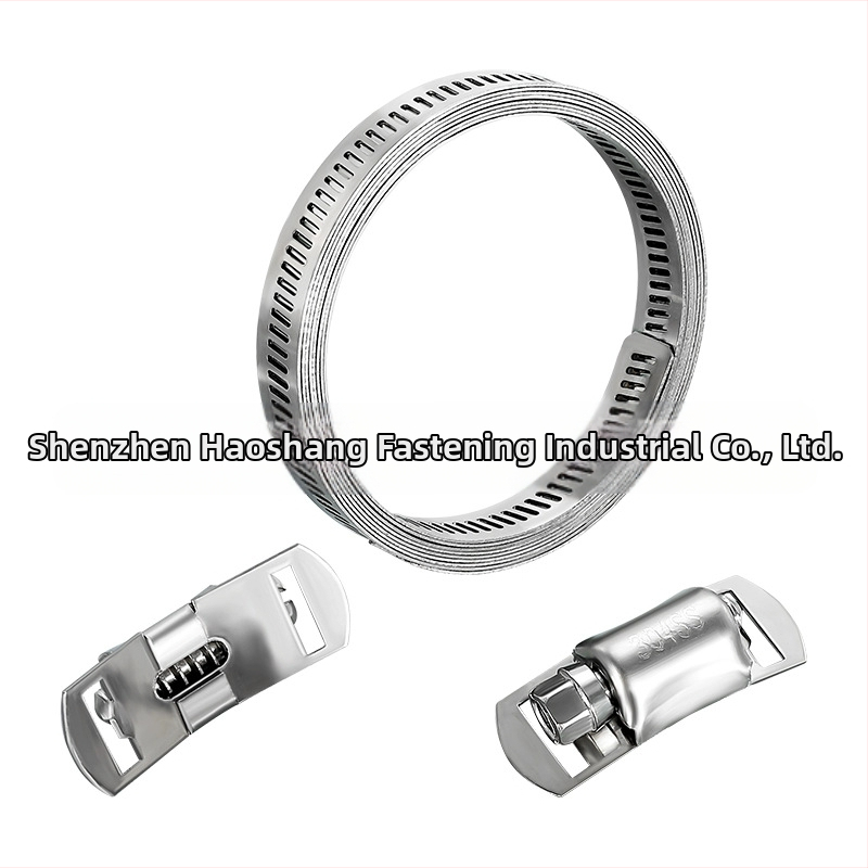 DIY хомут за маркуч от 304 неръждаема стомана — американски стил, дебелина 0.7, ширина на лентата 13