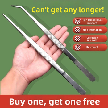 Πινέζα με οδοντωτό άκρο για φυτά ενυδρείου, έντομα και παχύφυτα – εργαλείο με επεκτεινόμενη λαβή; Άκρη: χάλυβας υψηλού άνθρακα; Λαβή: χάλυβας μεσαίου άνθρακα