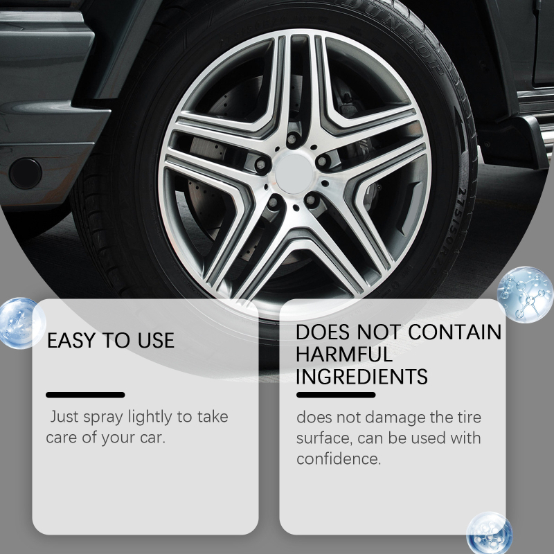 HOMONTH Čišćenje i sjaj automobila guma – uklanjanje nečistoća, poliranje, održavanje (Kod: H.m.-e01-0046-01)